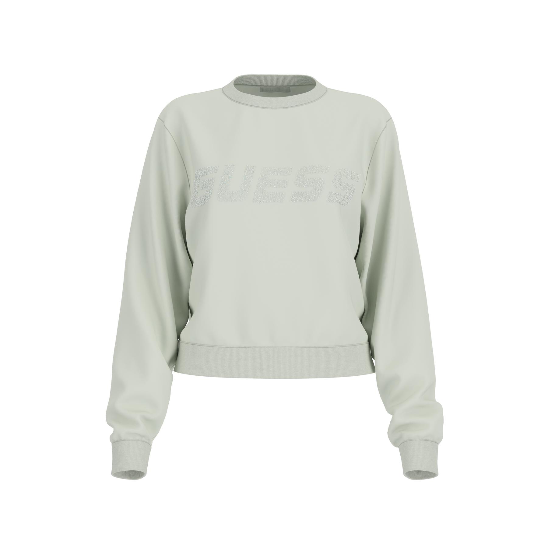 Felpa da donna  Silvy Rhinestones Logo