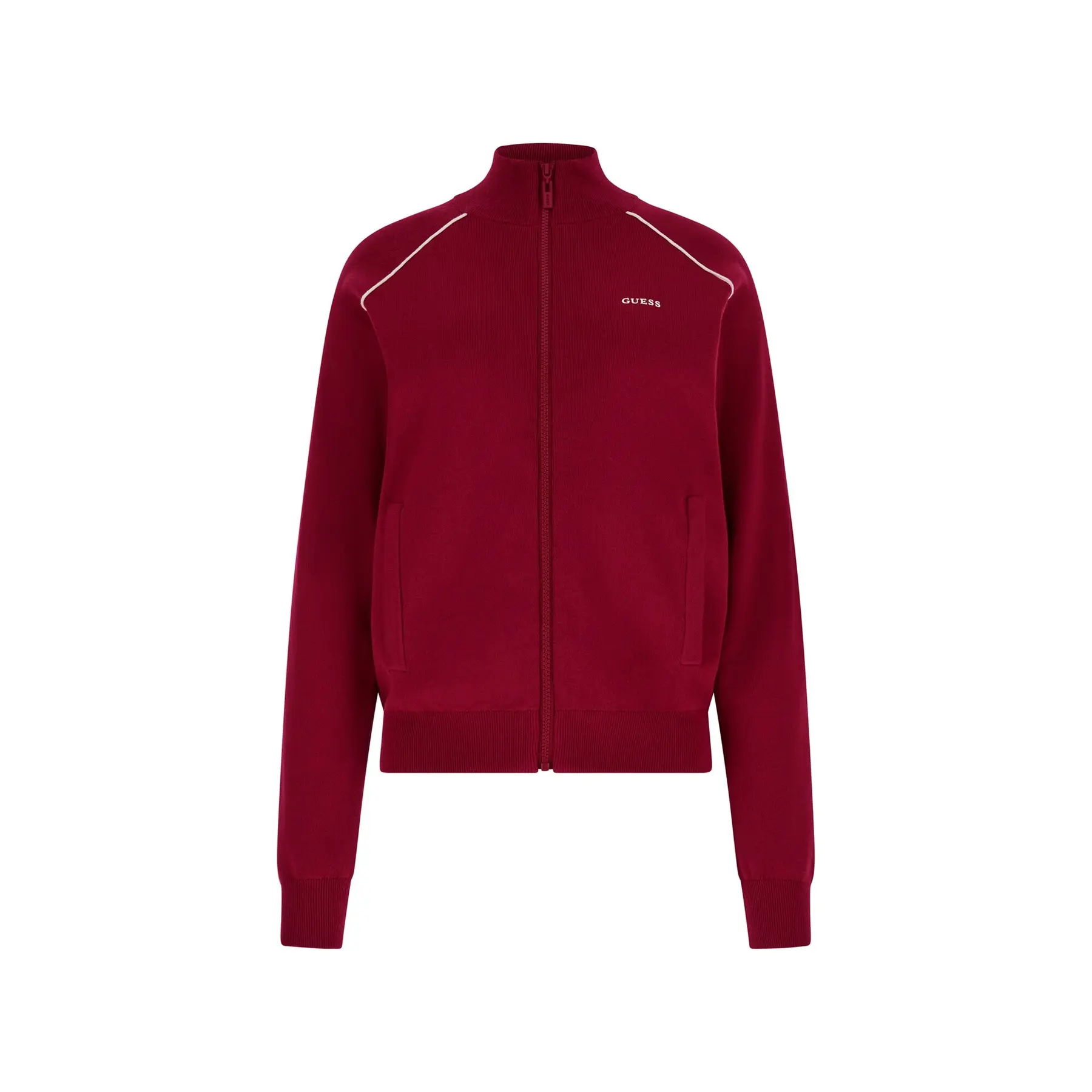 Womens Funnel Neck Viscose Sweatshirt Guess