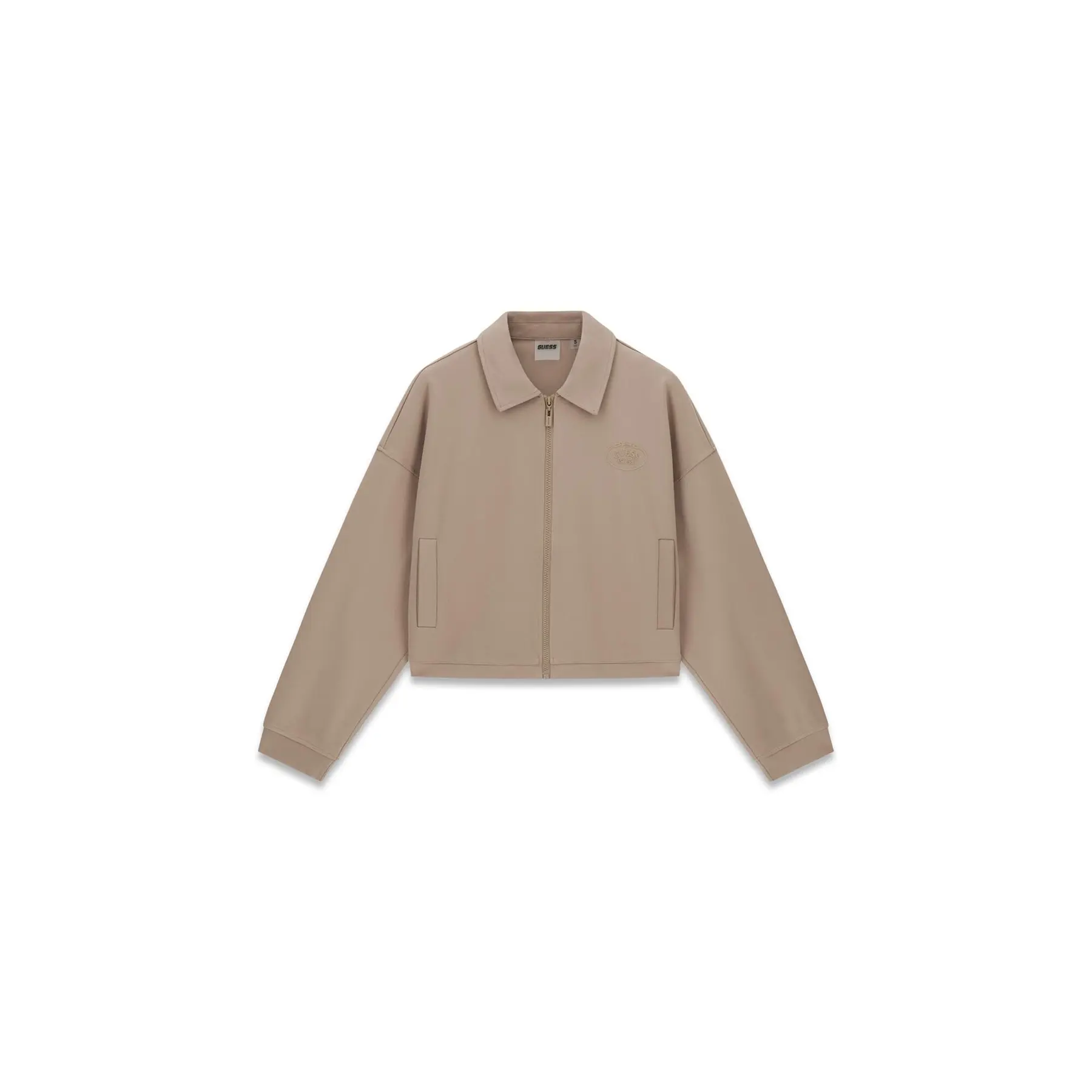 Giacca corta con zip integrale donna