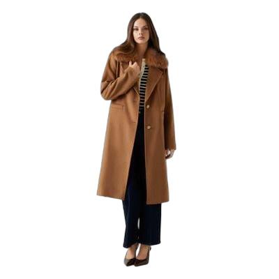 7621806419549 - Damenmantel Karole Fur Collar