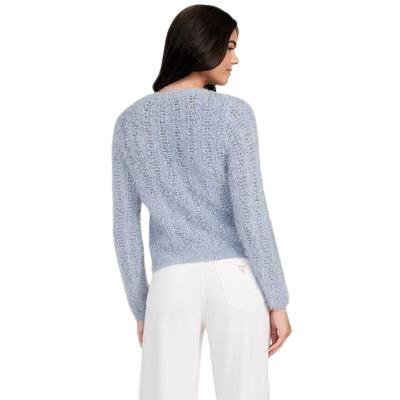 7628907801457 - Damen Strickcardigan mit offener Masche Bea