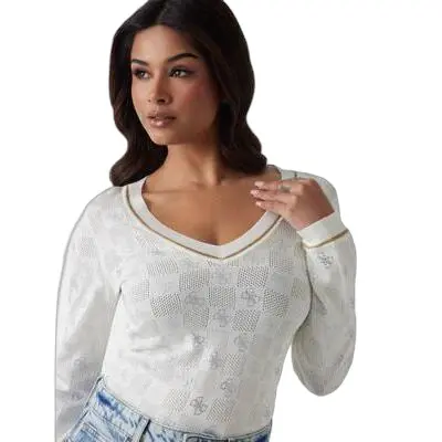 Women's V-neck sweater Guess Rosie 4G