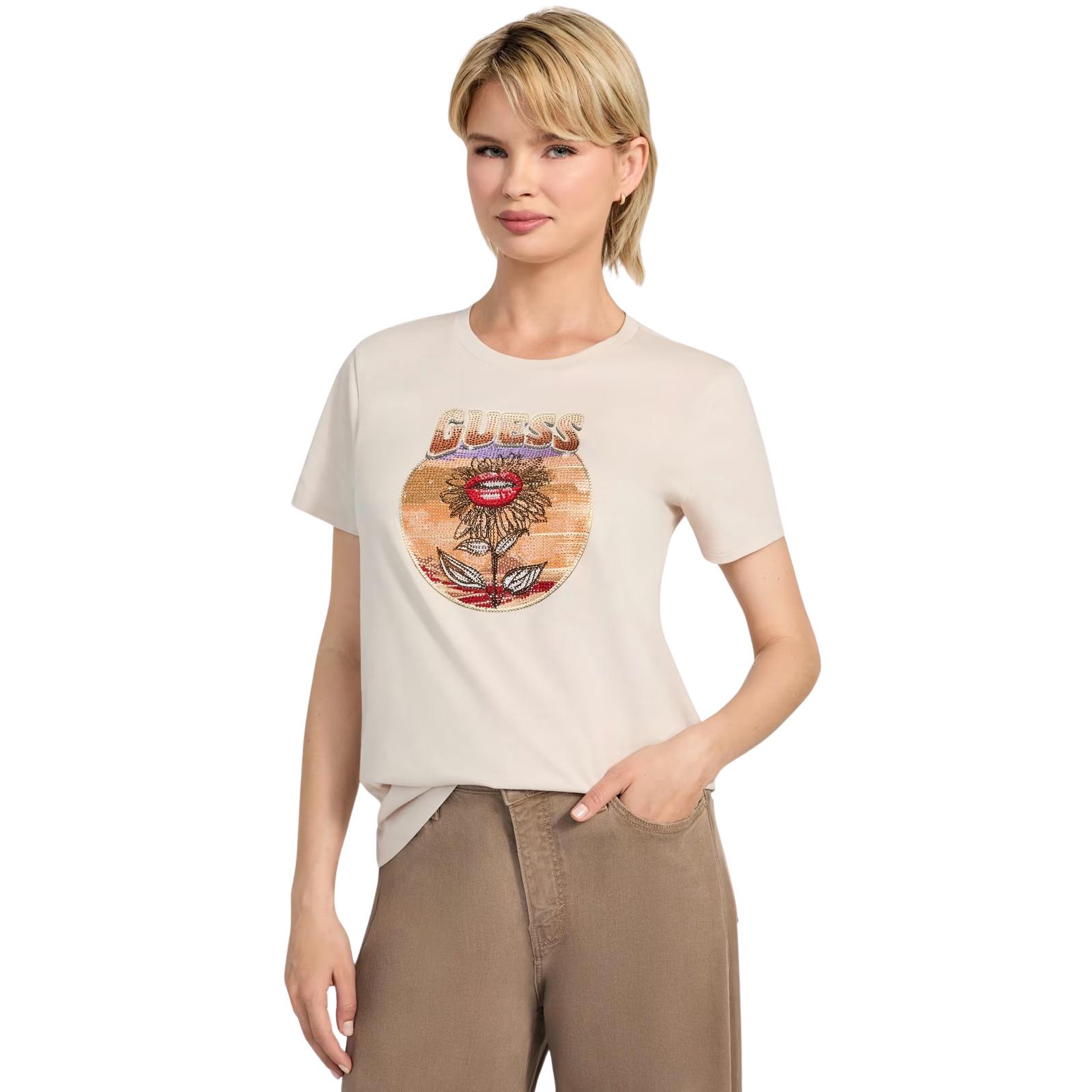 7628907574320 - T-Shirt Logo Desert Flower Easy