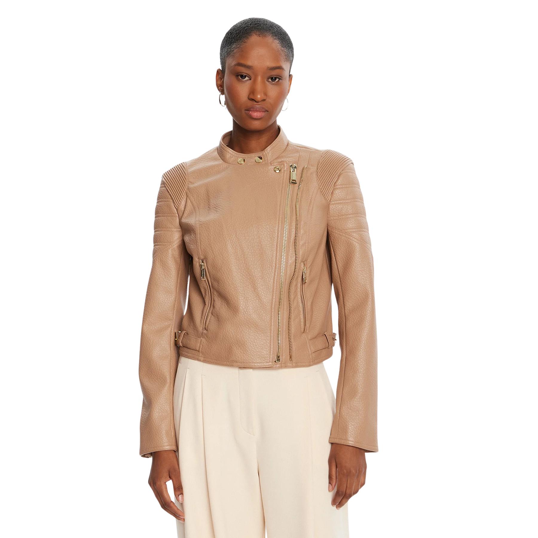 7628907170690 - Damen PU-Steppjacke Jeannine