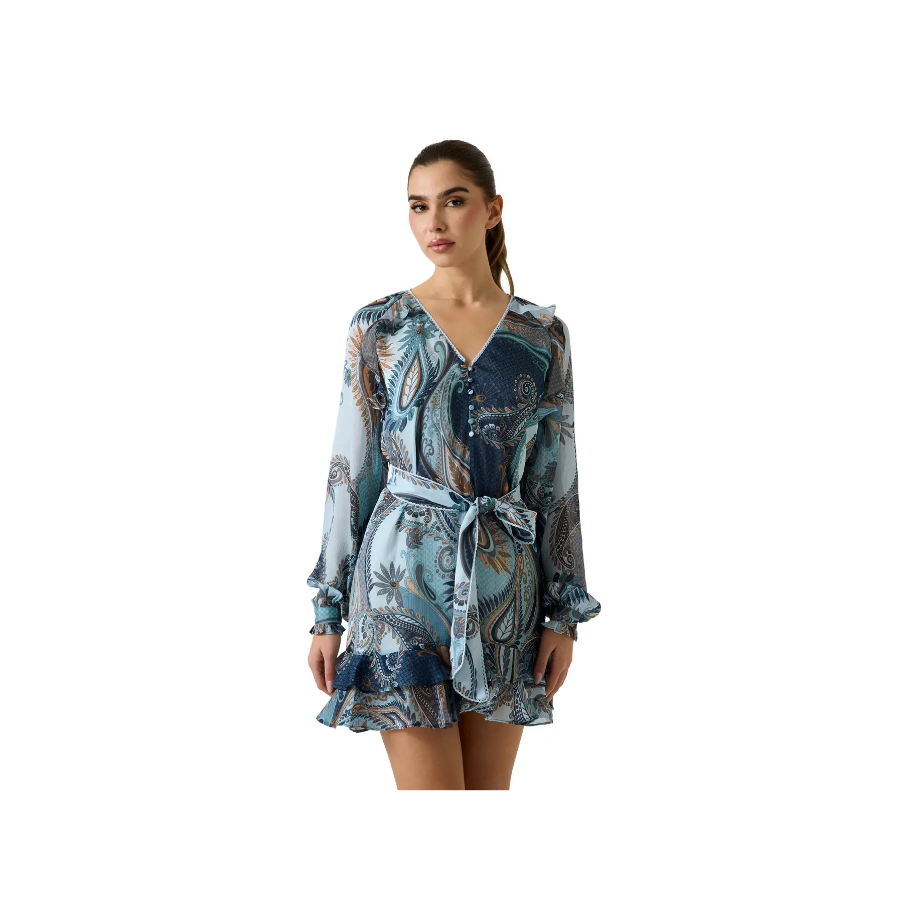 Robe évasée a balze donna  Nicole