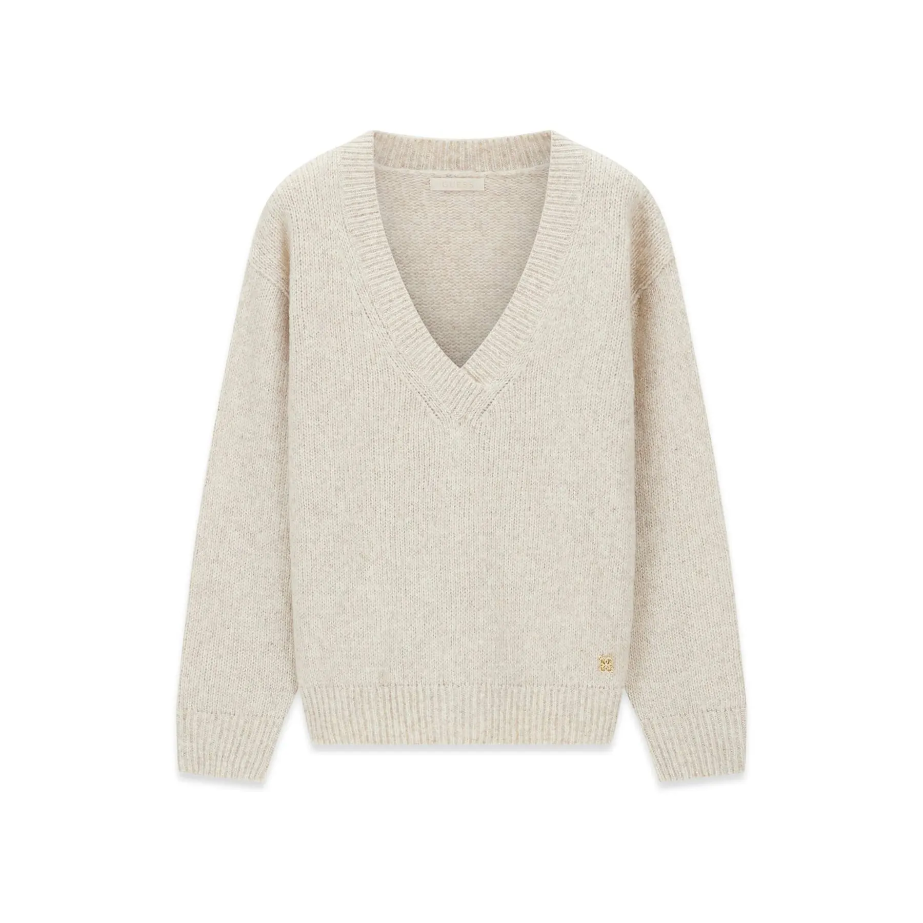Guess Beige Woman Sweater Jolene