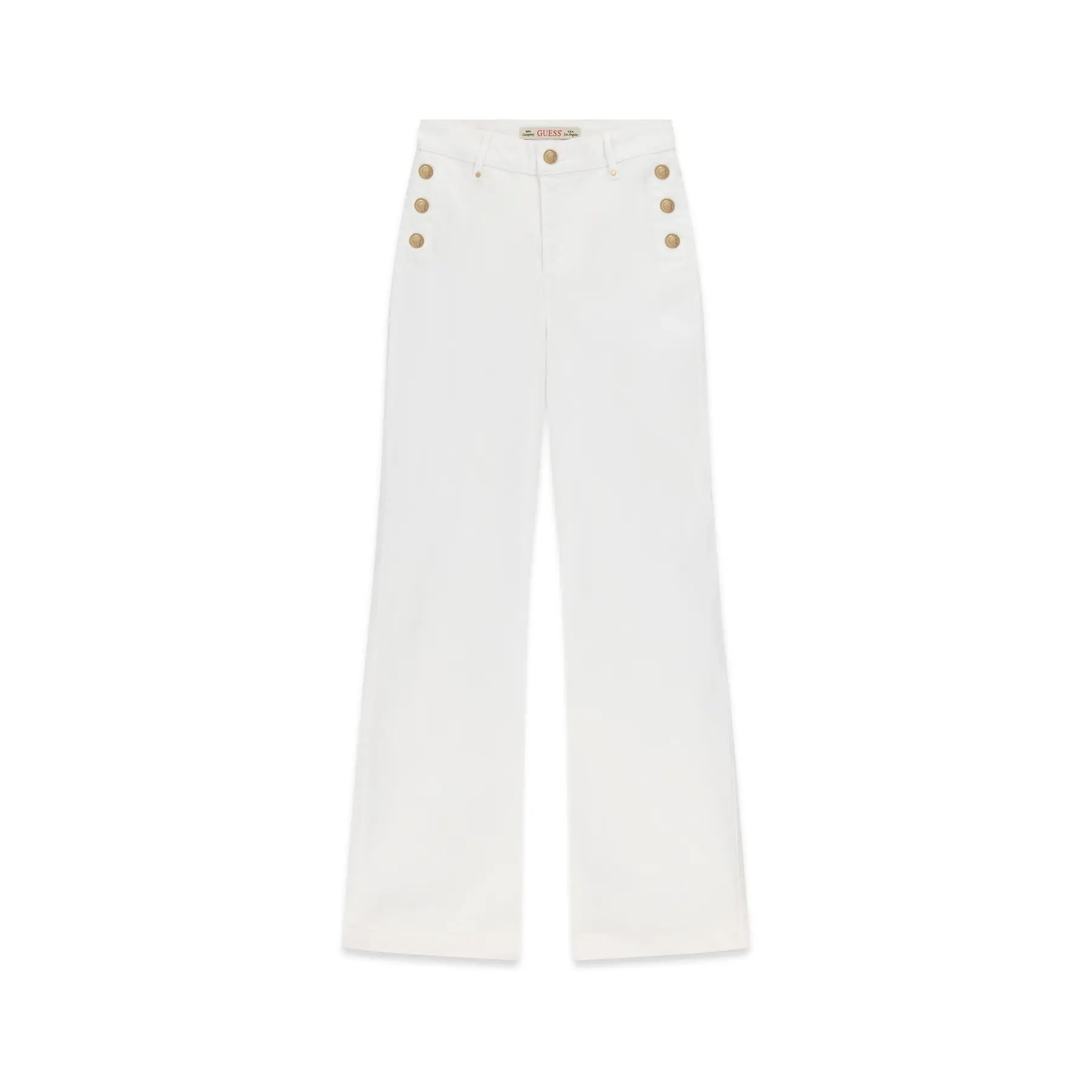 Guess Women's Blanc Trousers Faye