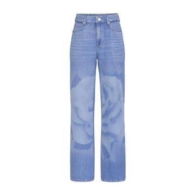 Jeans donna a gamba larga