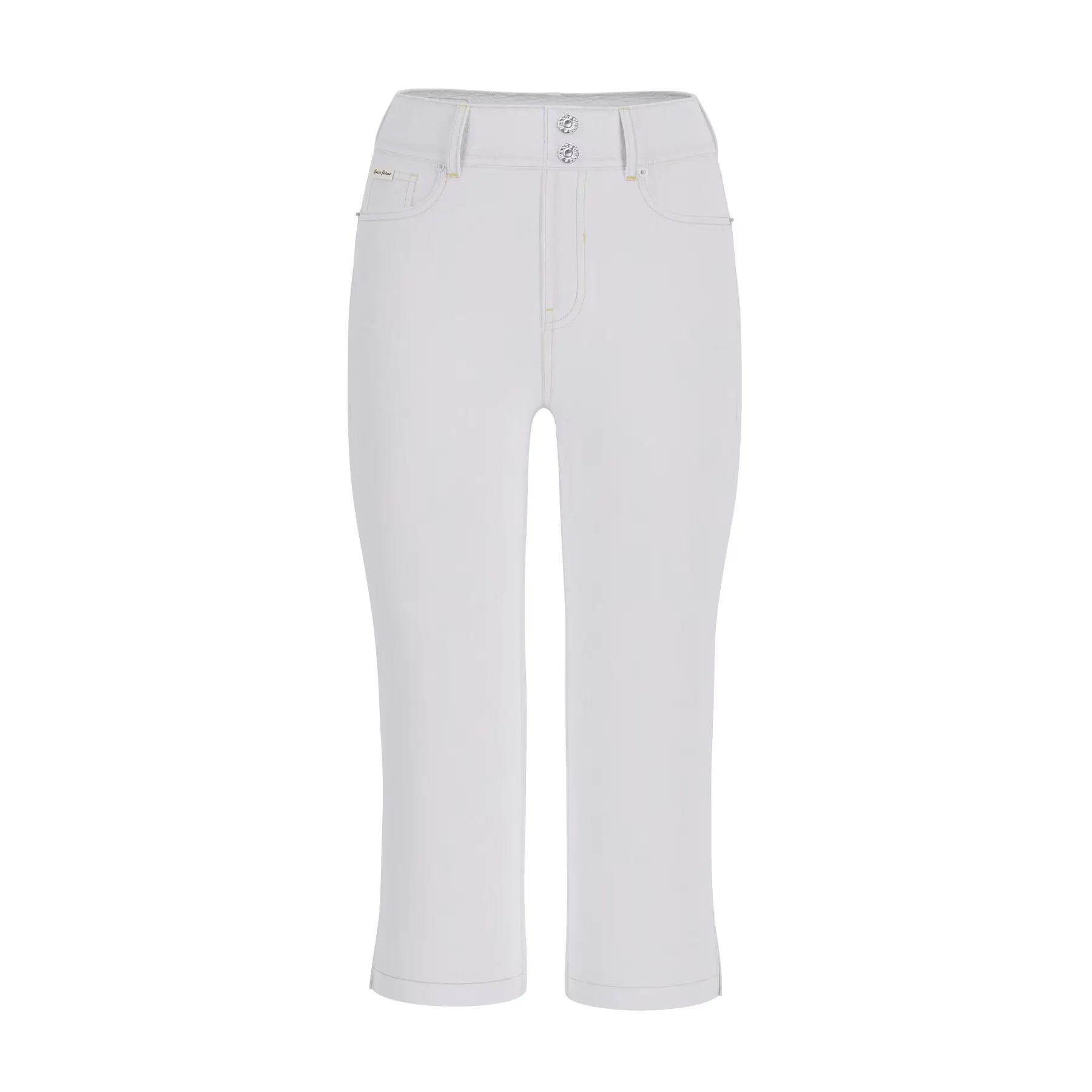 Guess Women's Blanc Jeans High Rise Capri