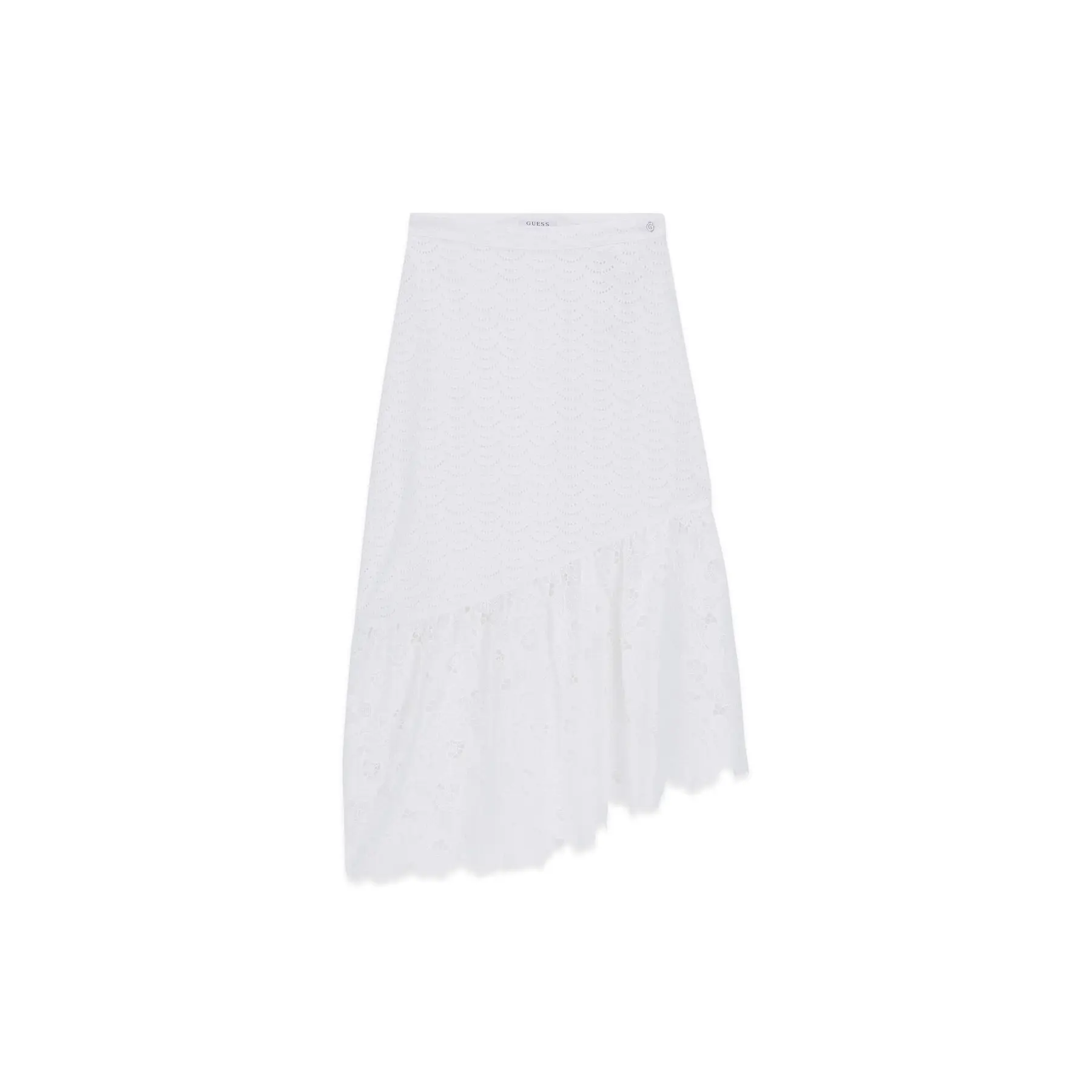 Schwingender Midi-Rock mit Ösen für Damen Guess Sharon