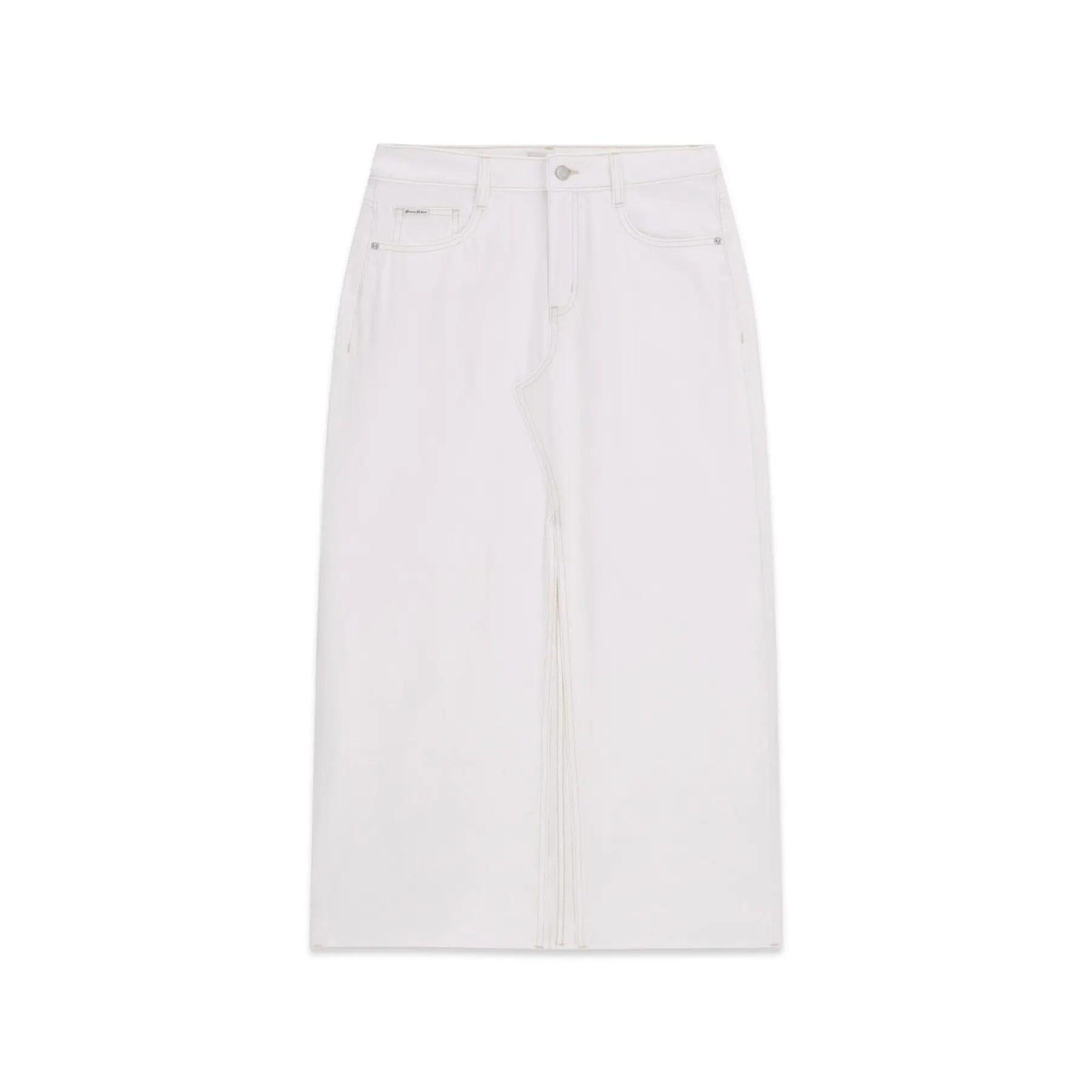 Denim skirt for women Guess Midi