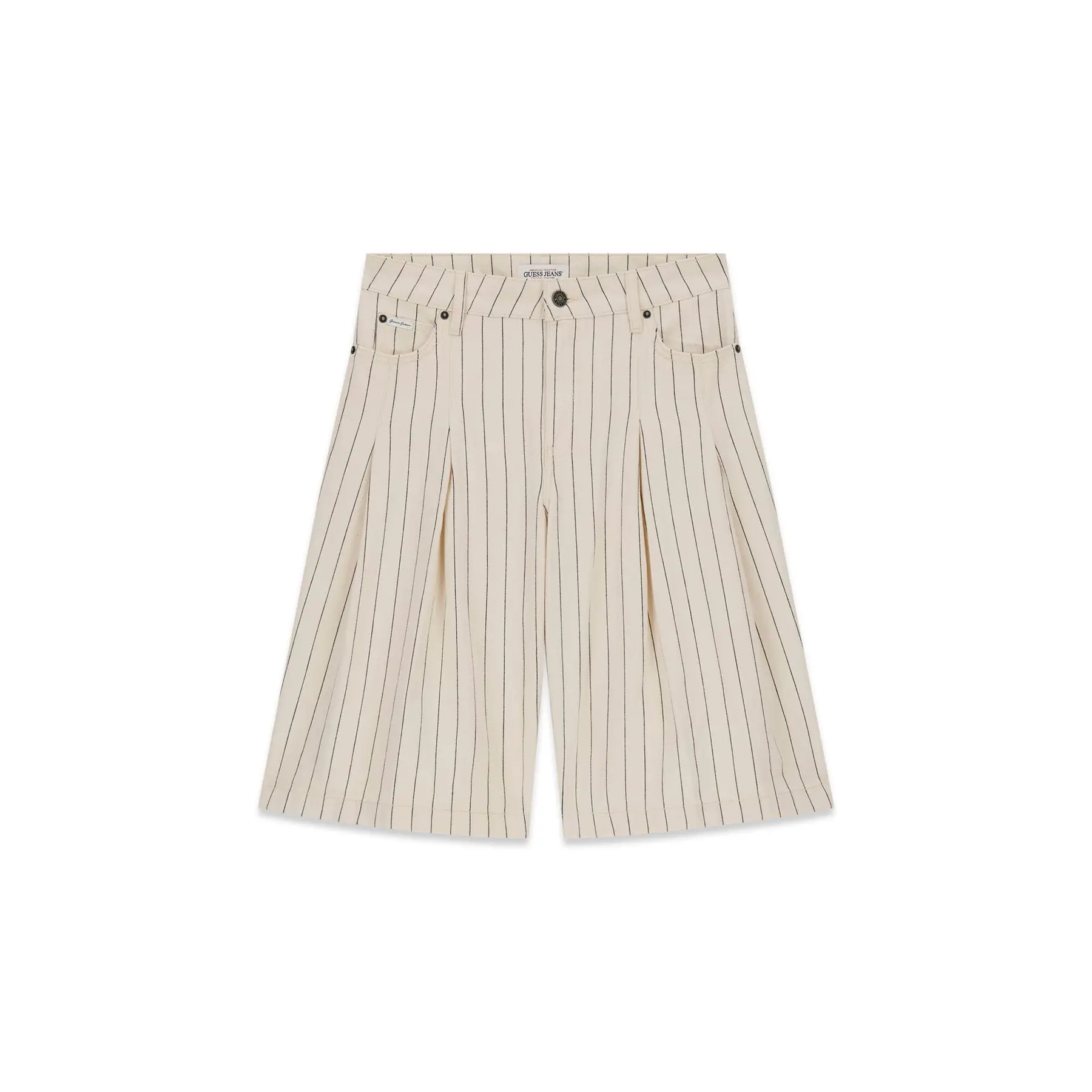 Image of Gestreifte Bermuda Damen Guess