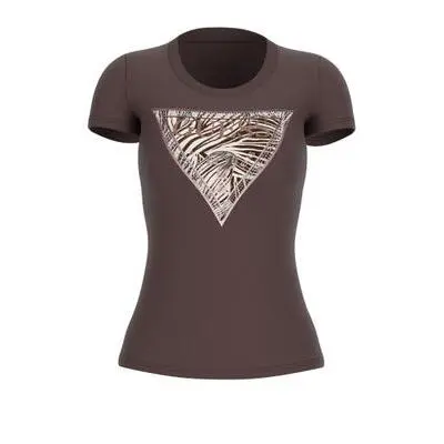 Image of Zebra T-Shirt für Damen Guess CN Triangle