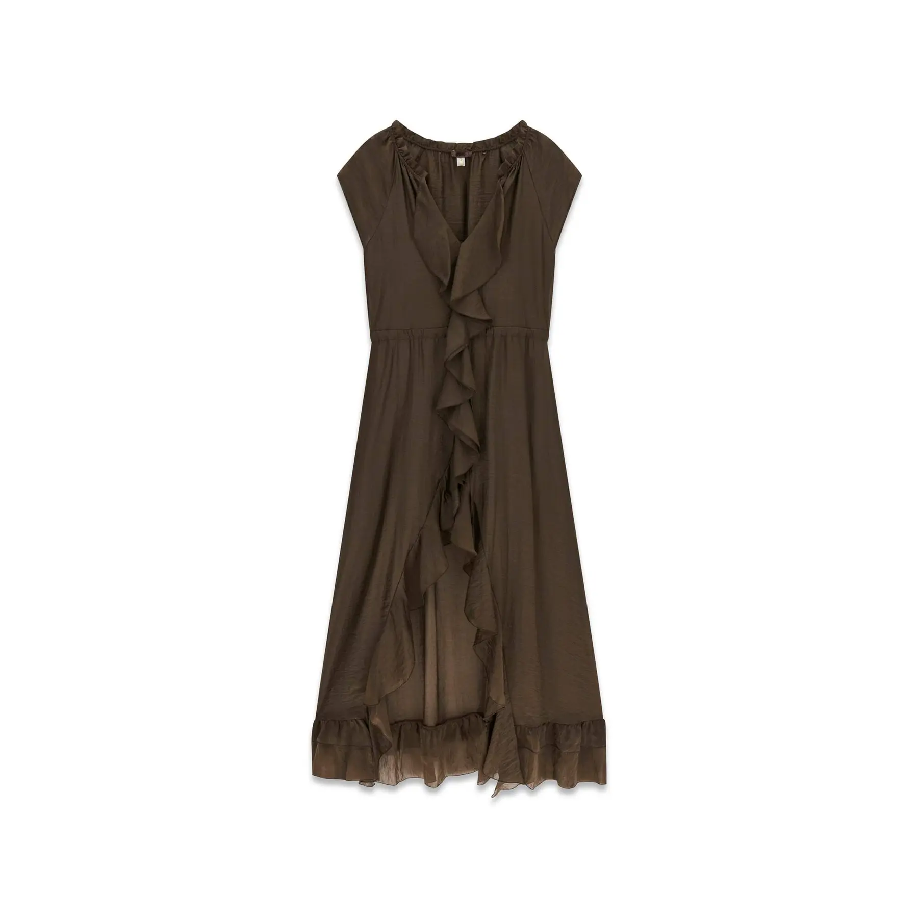 Maxikleid mit Rüschen für Frauen Guess Maelys