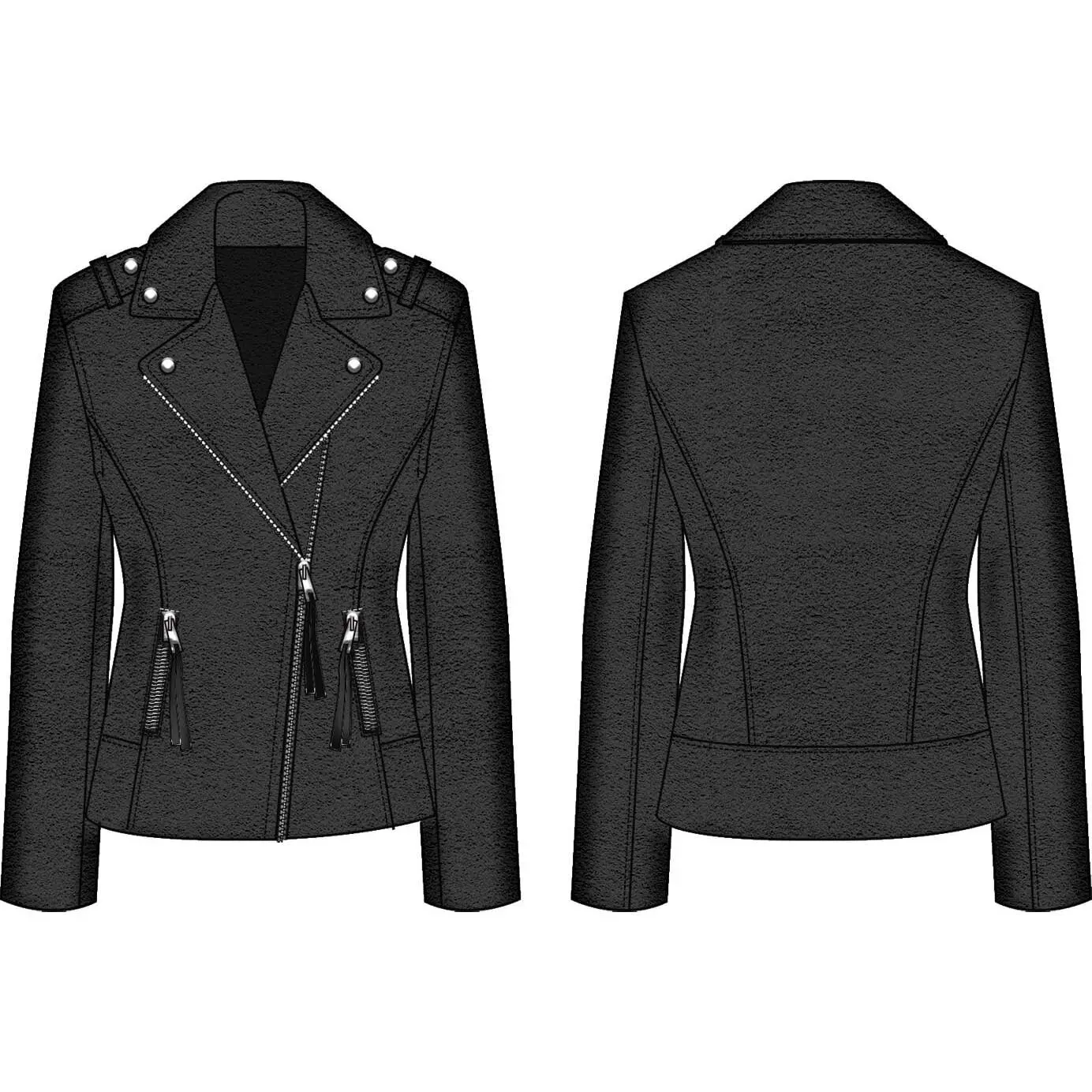 Motorradjacke Damen Guess New Monica Suede