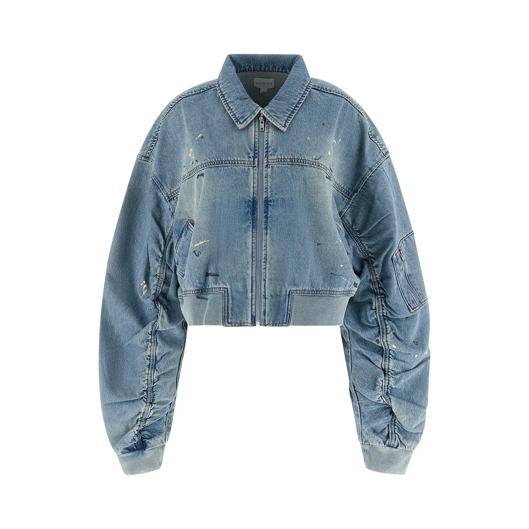 Image of Damen Bomberjacke Crop Guess Anna
