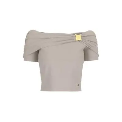 Off-Shoulder-T-Shirt Damen Guess CN Elisabette