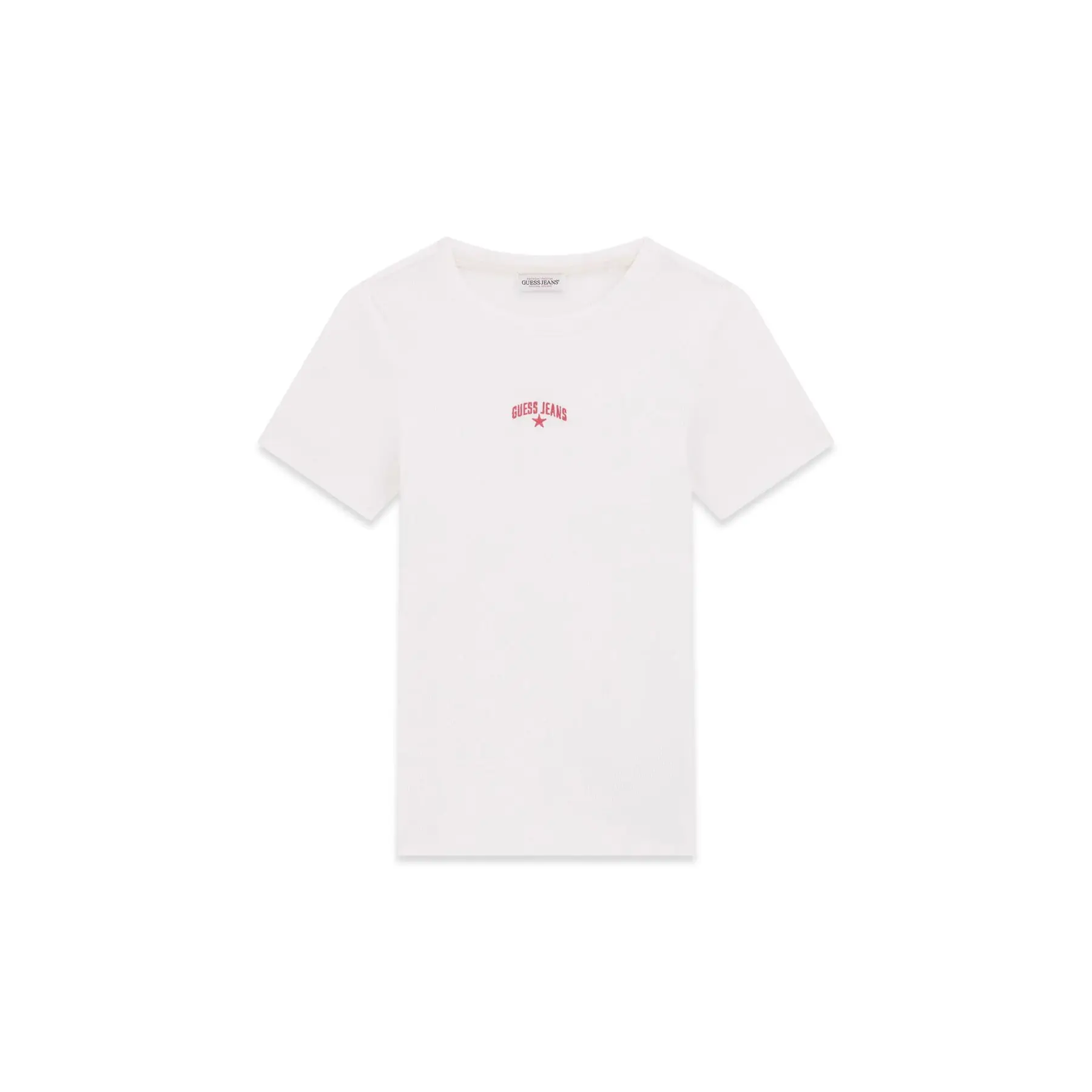 Image of Gesticktes Sternen T-Shirt Damen Guess