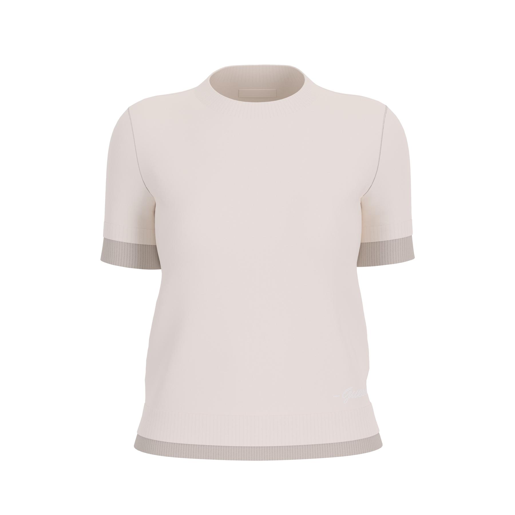 Maglietta a collo giro con maniche corte da donna  Stormi