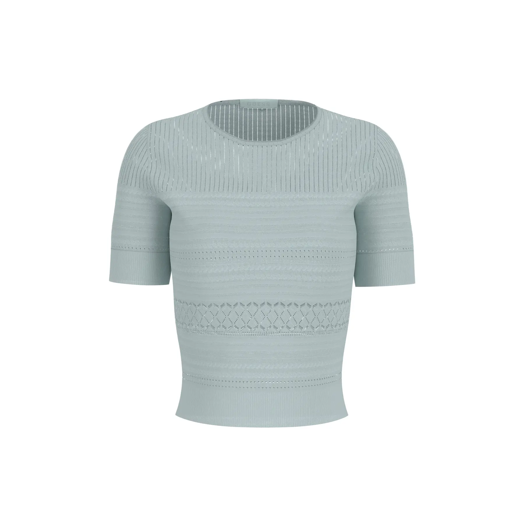 7625826025162 - Kurzarm Rundhals-Pullover für Damen Michelle
