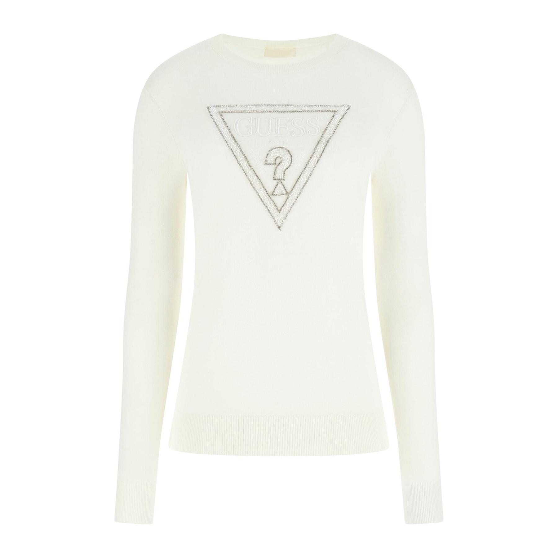 Maglione girocollo con logo triangolo donna  Macie