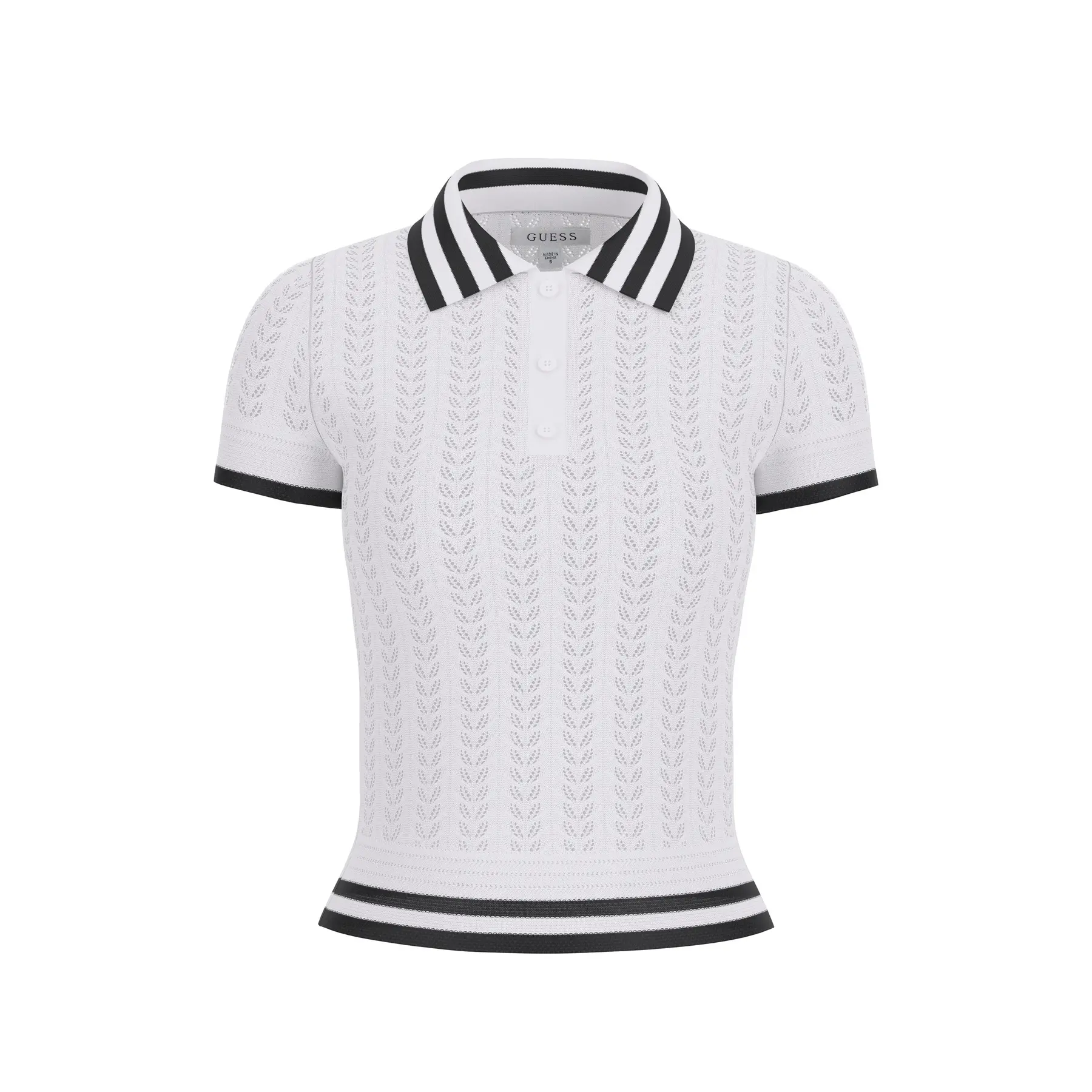 Women's polo shirt Guess Pointelle Vienna