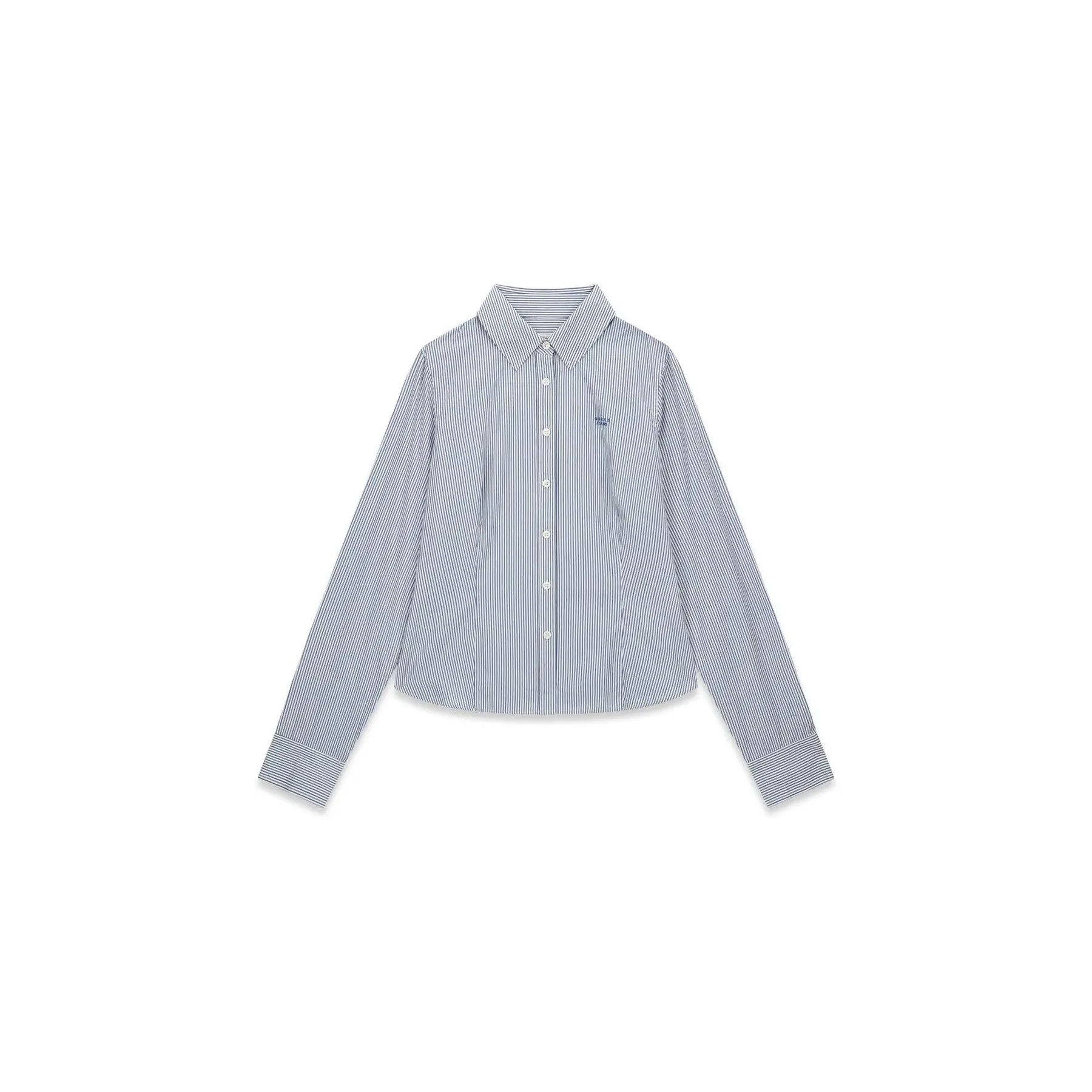Guess Women's Bleu Striped Shirt