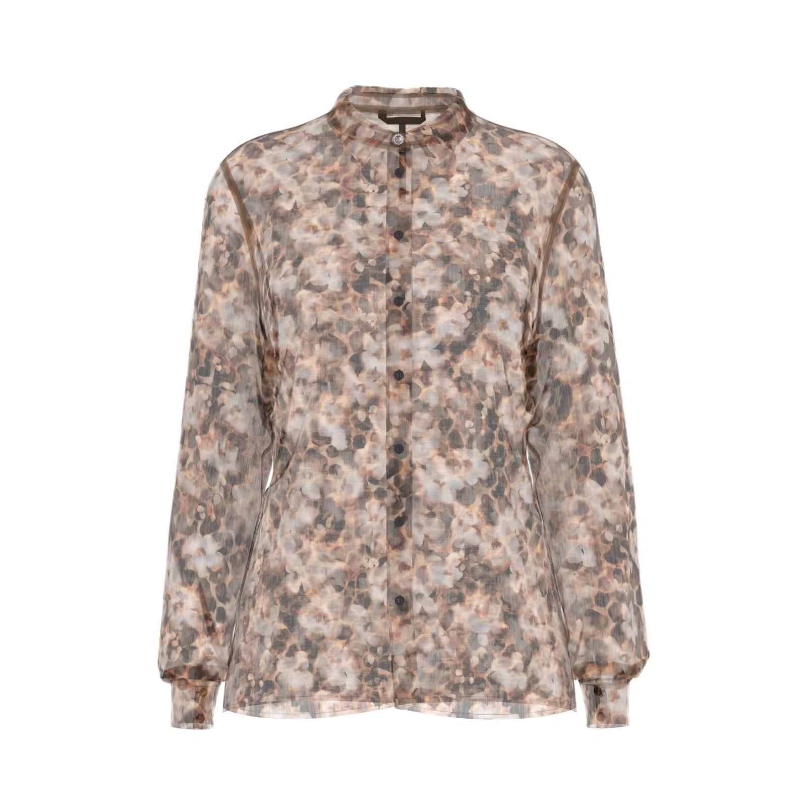 Camicia da donna a maniche lunghe  Clouis striped