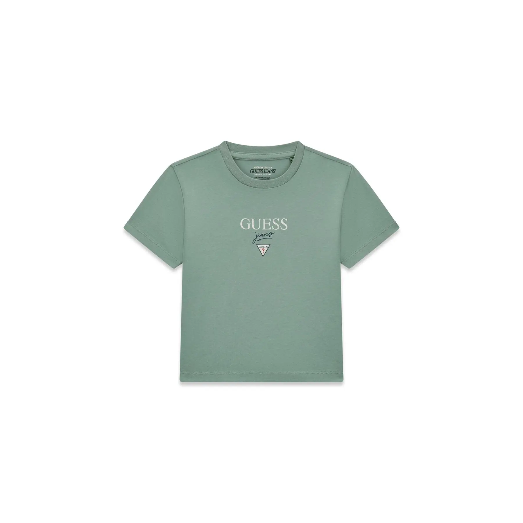 T-Shirt mit gesticktem Logo Damen Guess