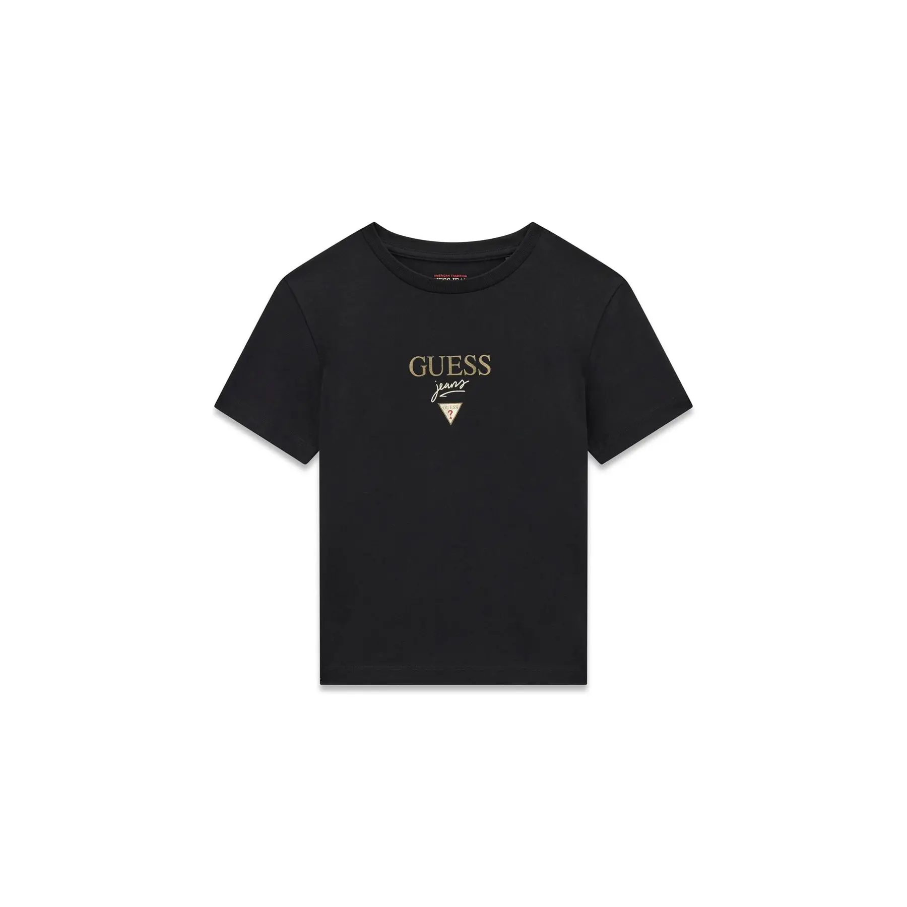 T-shirt con logo ricamato donna