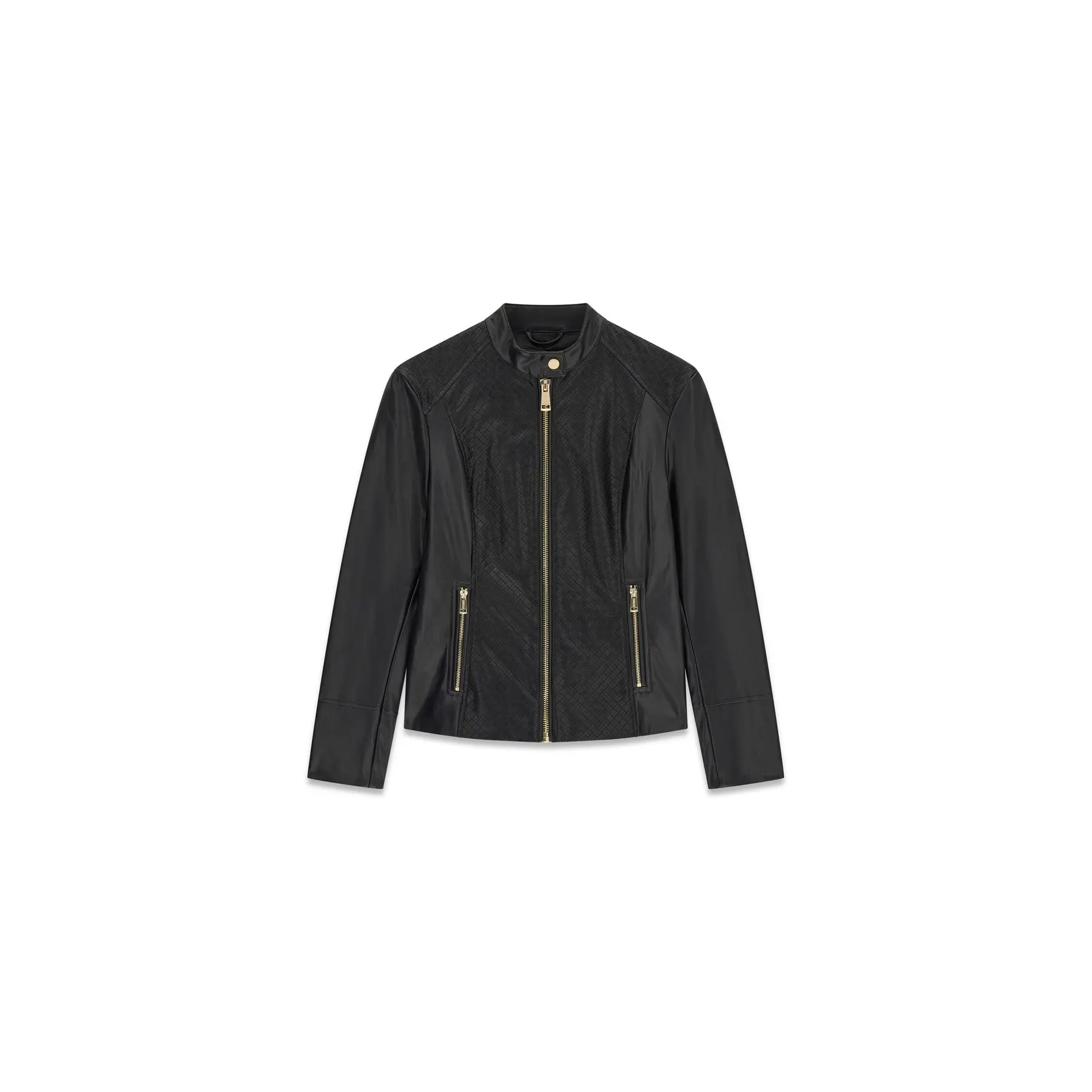 Giacca di pelle da donna  Claudine Biker