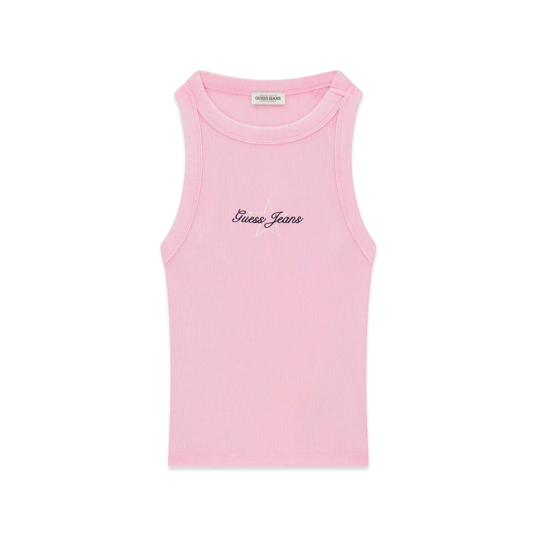 T-Shirt mit gesticktem Logo Damen Guess