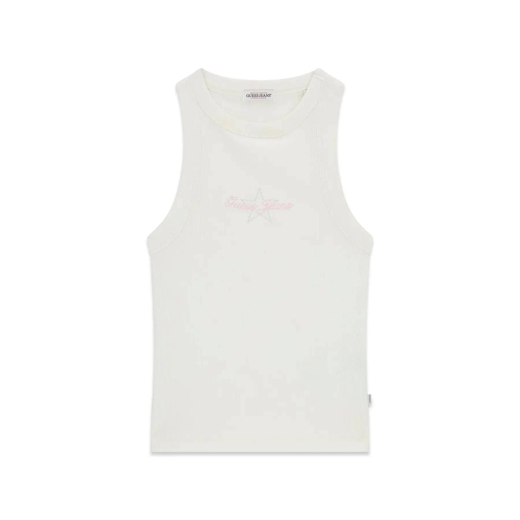 Canotta donna con logo ricamato