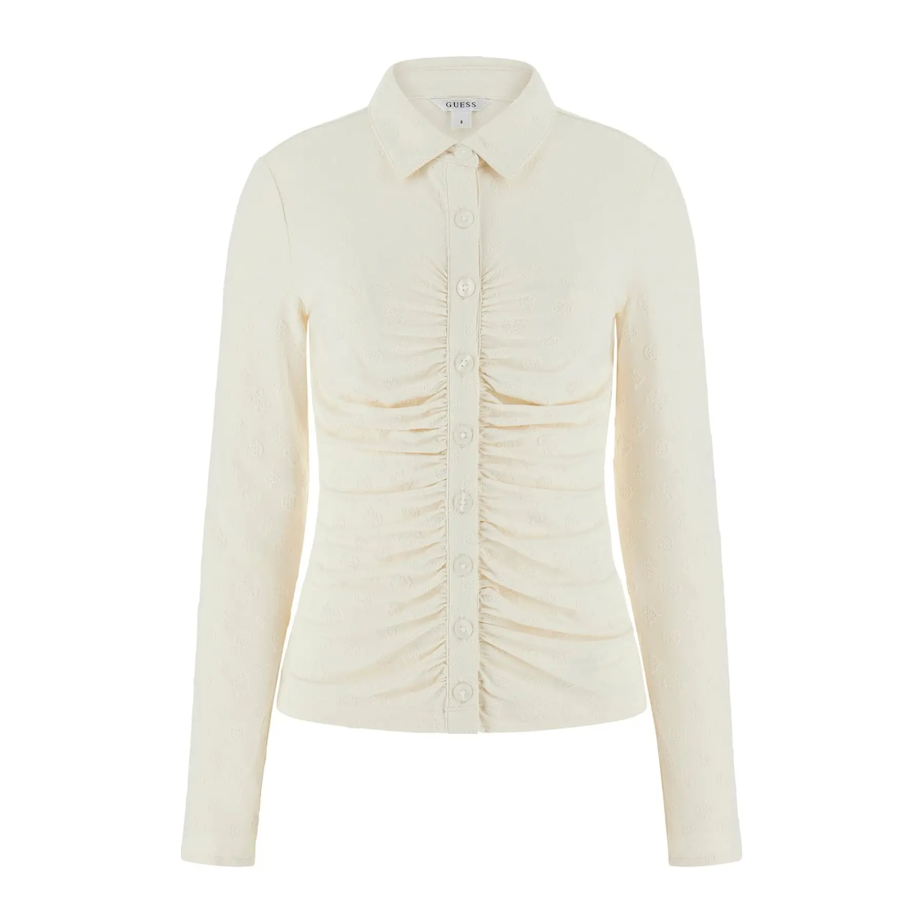 Langarmshirt Damen Guess Shirring Nyna Top
