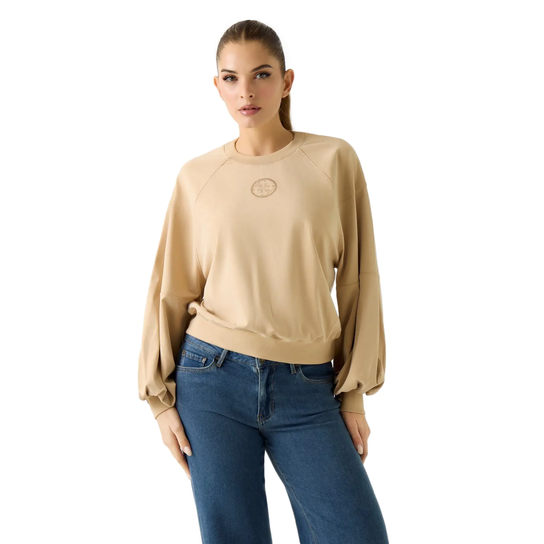 Sweatshirt Damen Guess Mini 4G Logo