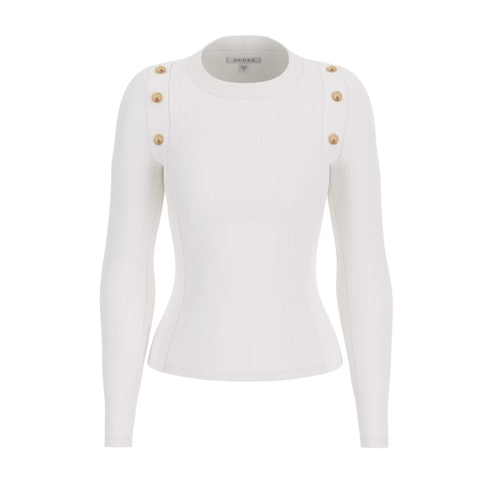 7621235201326 - Damenpullover mit Knöpfen Logo Vonn