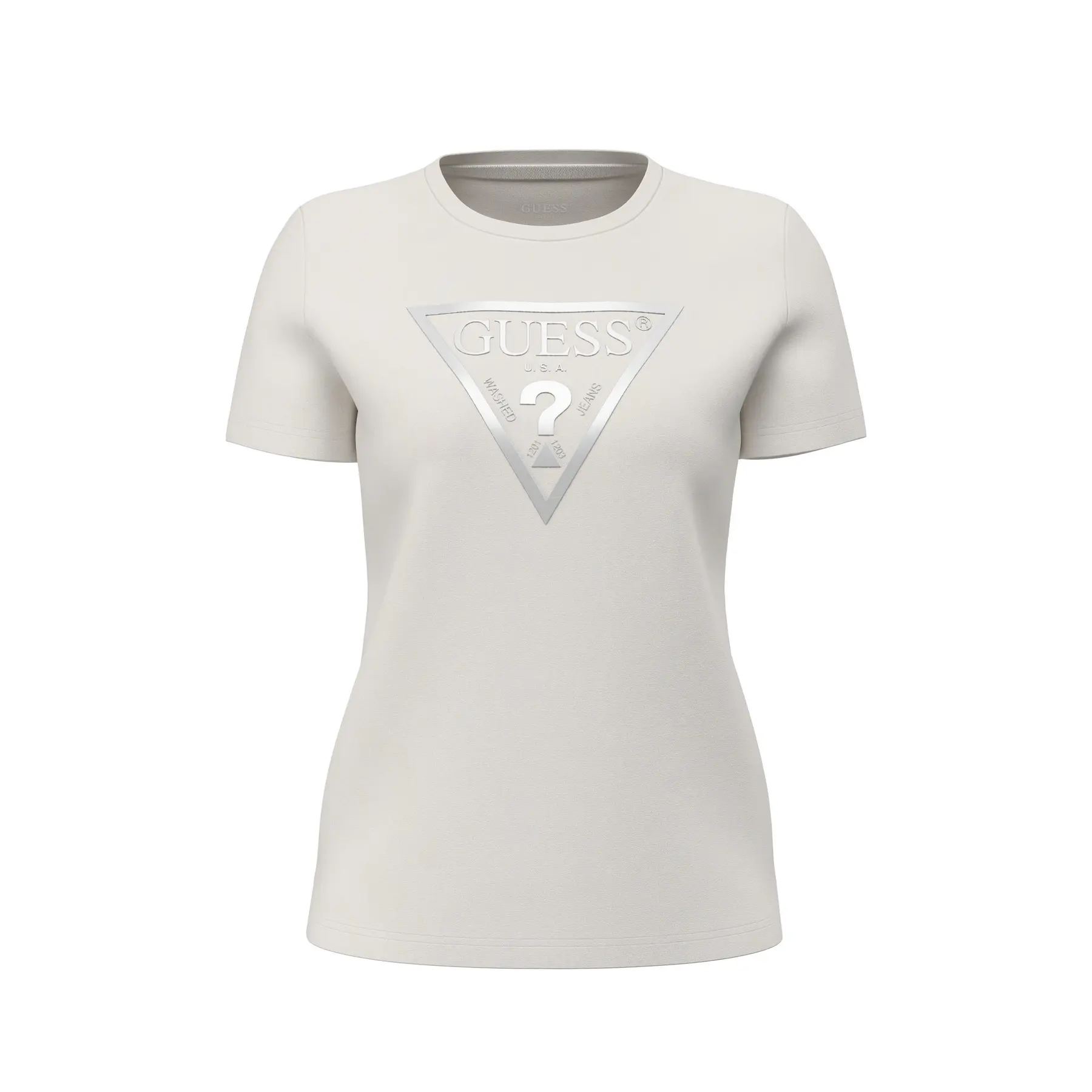 Damen T-Shirt Guess New Cn Basic Triangle