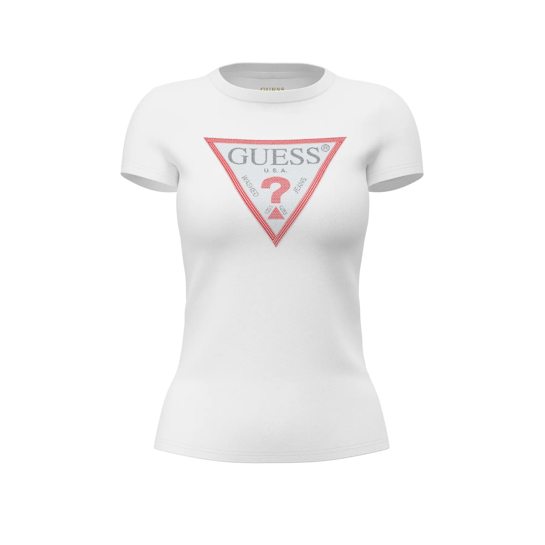 Damen T-Shirt Guess Hotfix New Cn Original