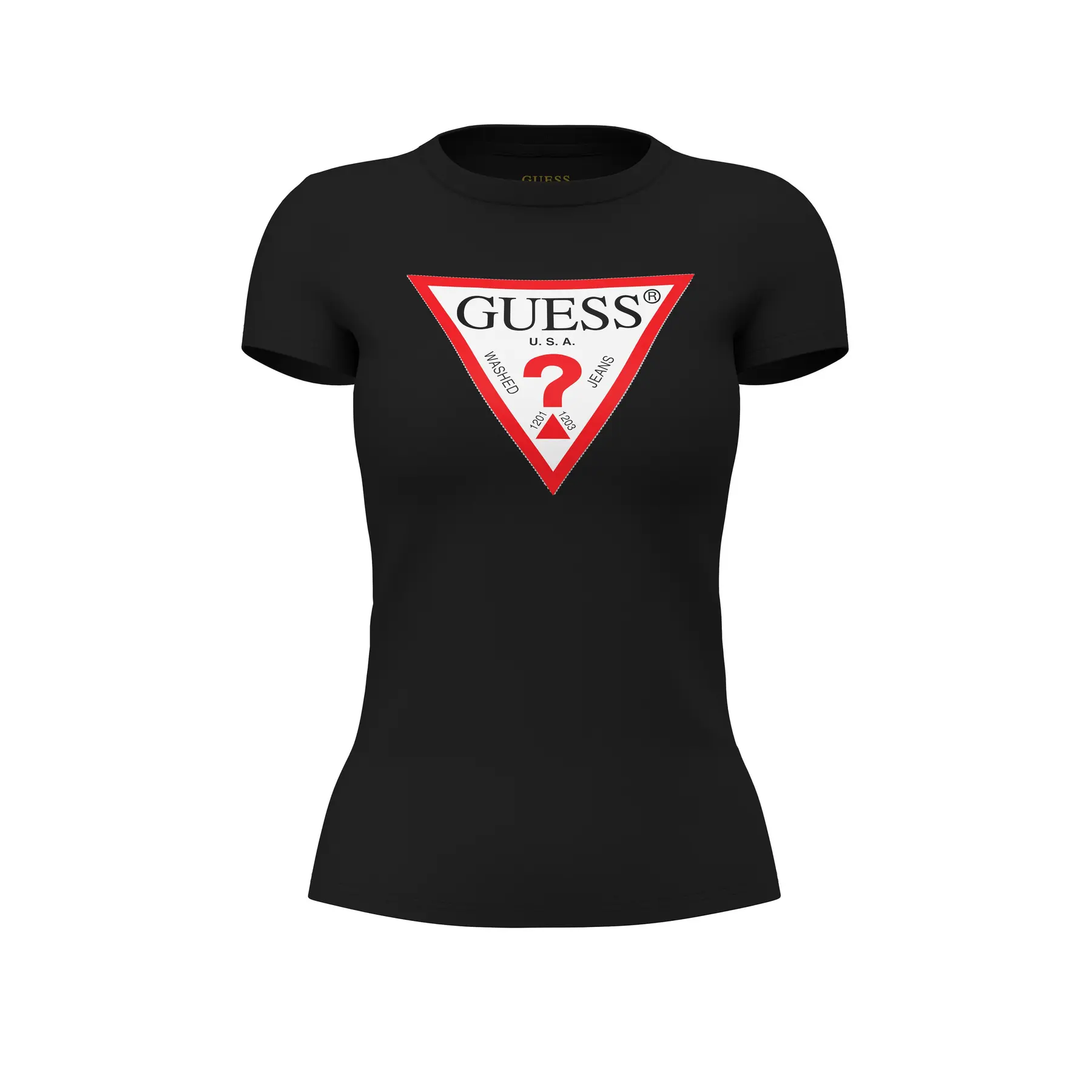 Damen T-Shirt Guess Hotfix New Cn Original