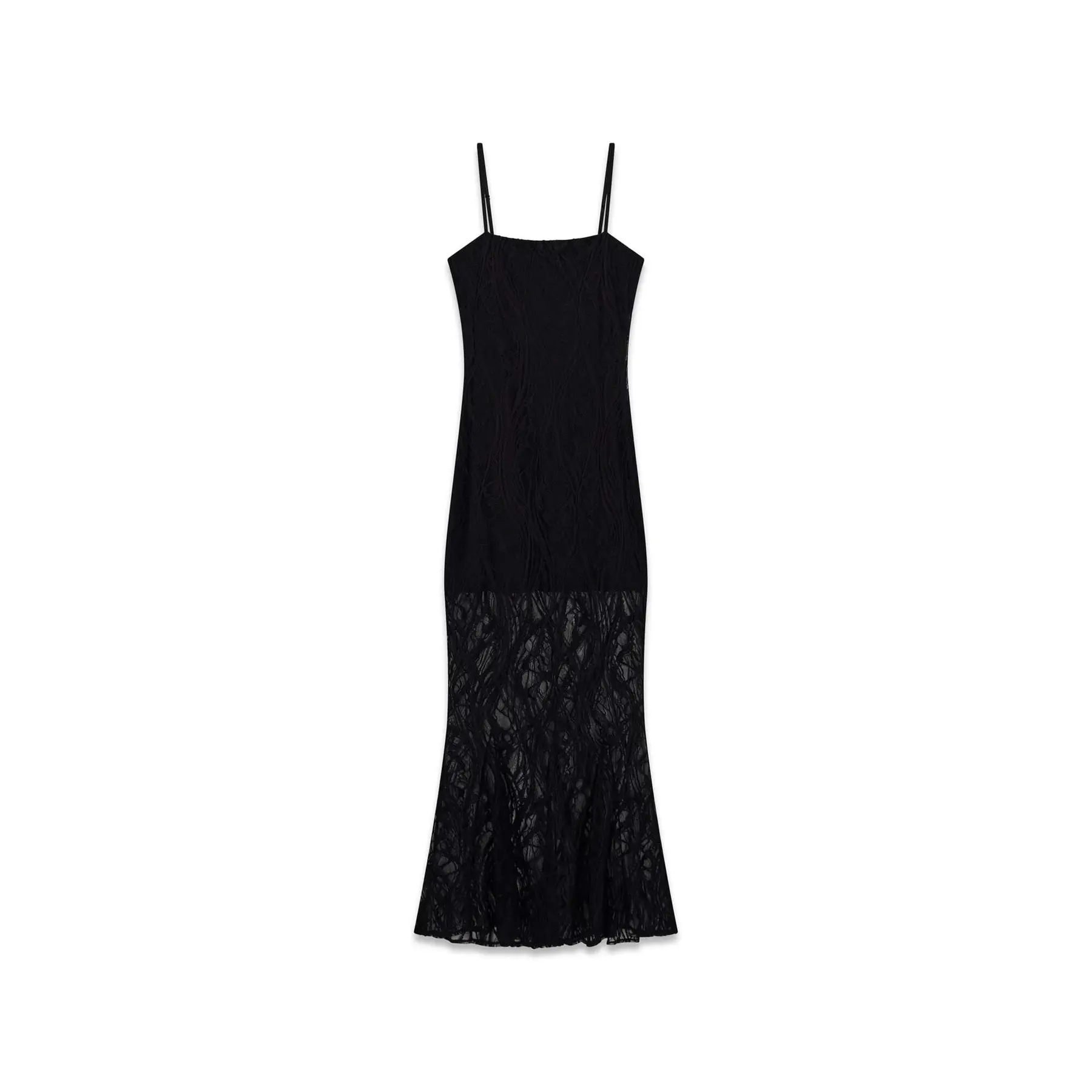 Lange Träger-Spitzenkleid Damen Guess Evelyn