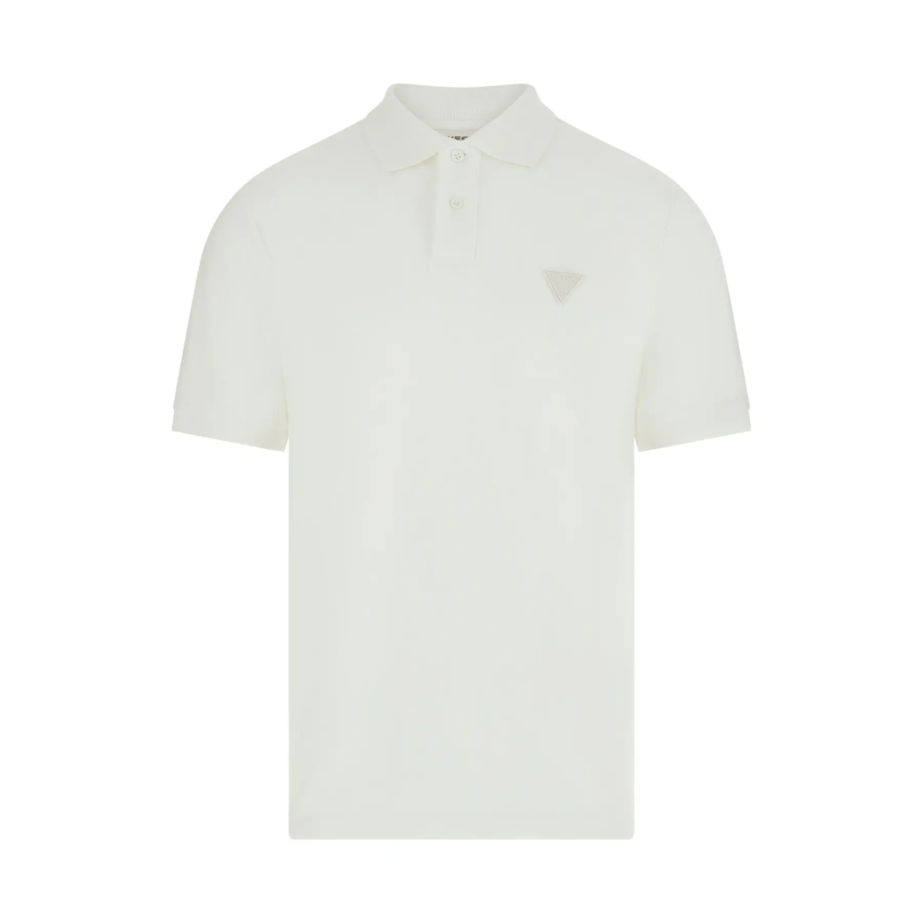 Guess Men's Blanc Polo Manfredi Ss