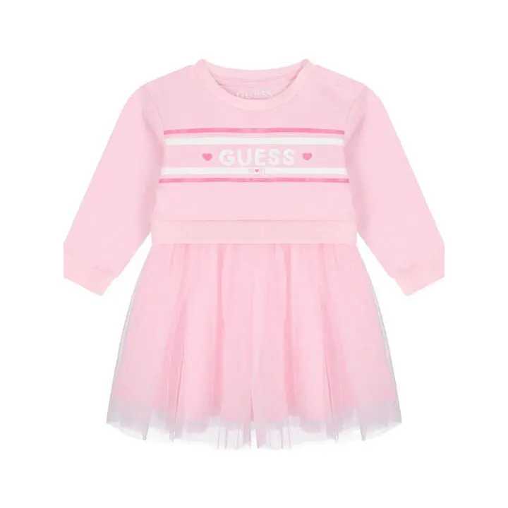 7620837675399 - Kleid und Shorts Set für Mädchenbaby Guess