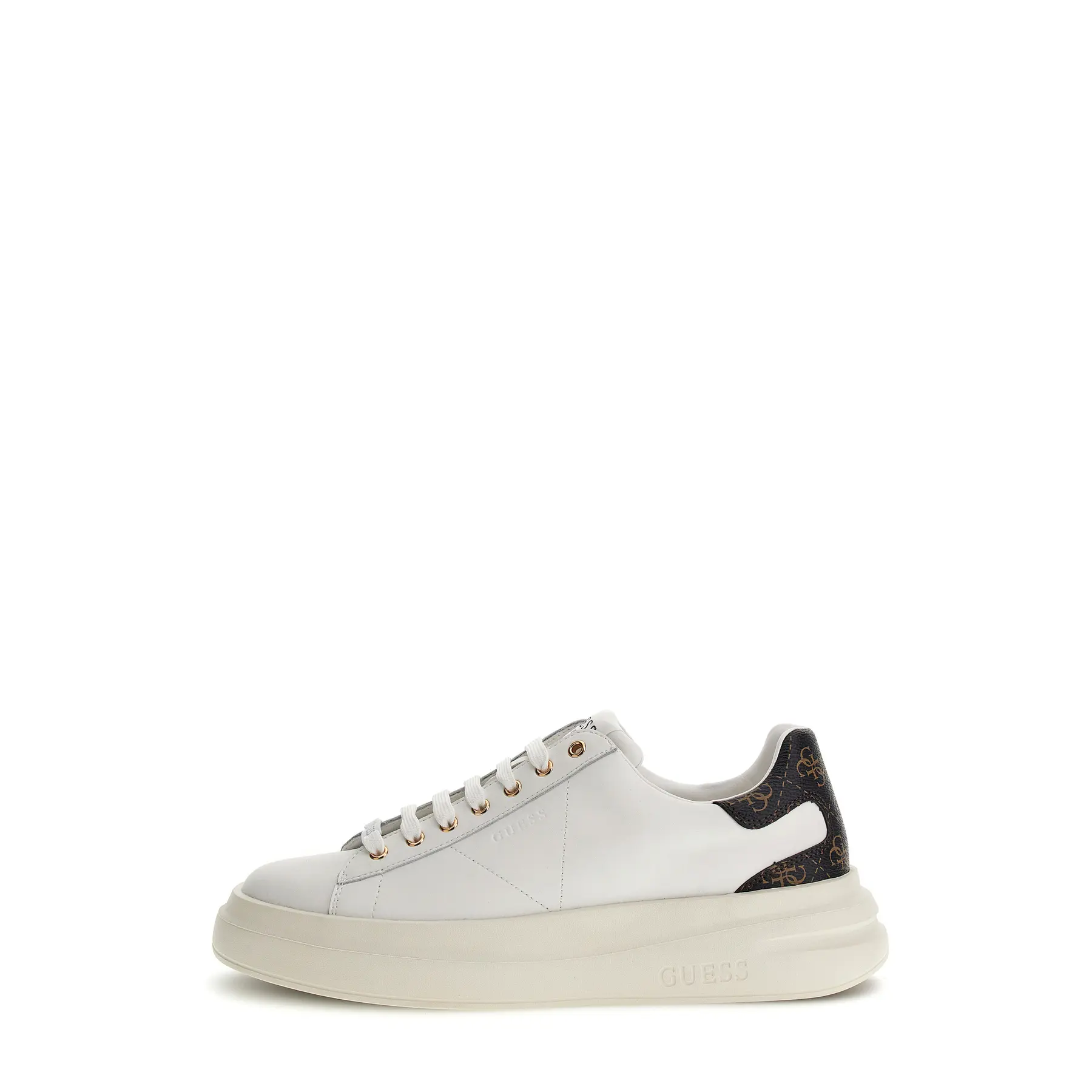 7624926934398 - Ledersneaker mit Label-Patch Modell ELBA