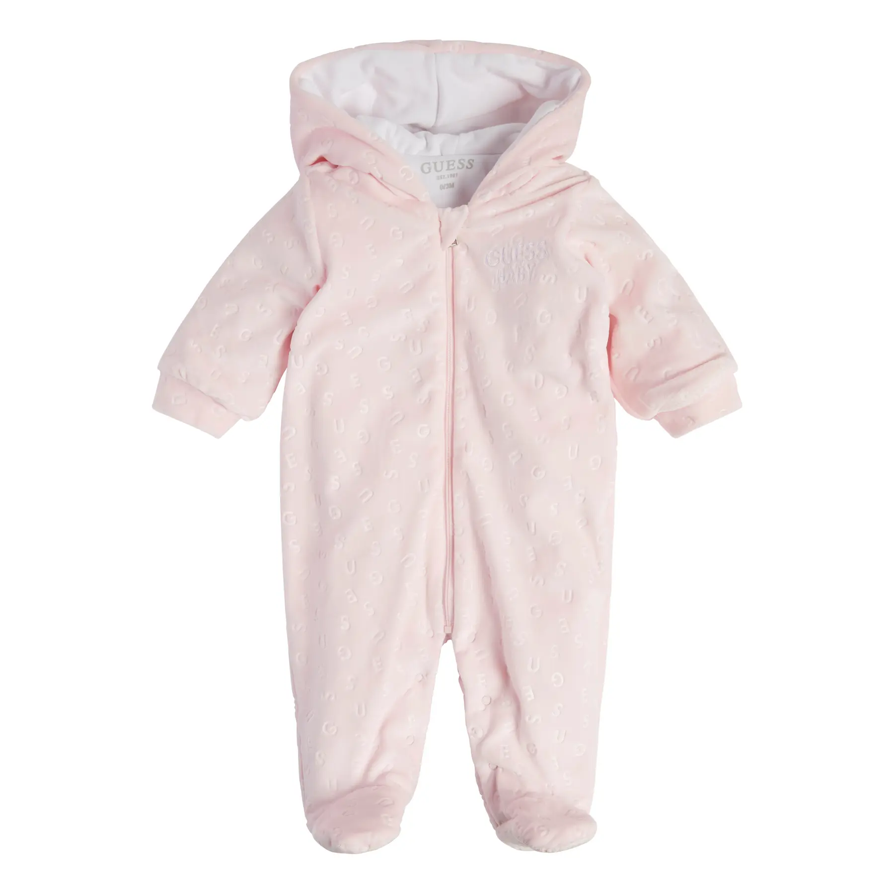 7622336681963 - Baby Fleece-Strampelhose mit Kapuze Guess