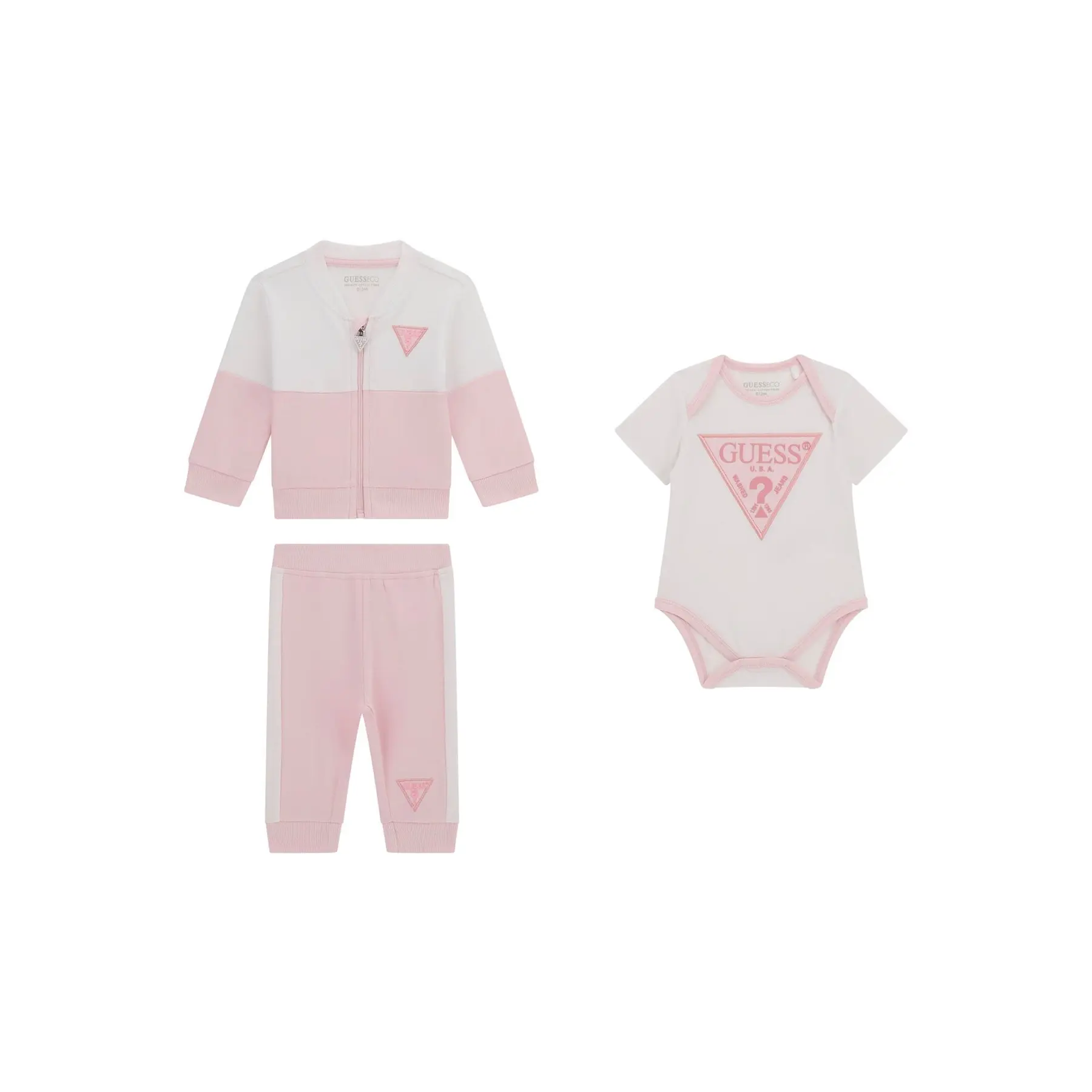 Zipped tracksuit set and baby boy bodysuit Guess Active