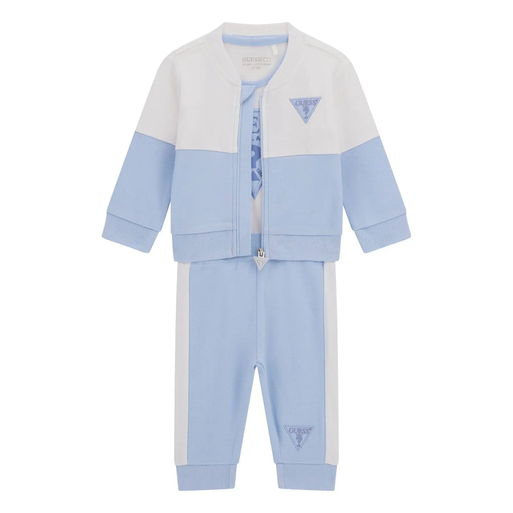 Zipped tracksuit set and baby boy bodysuit Guess Active