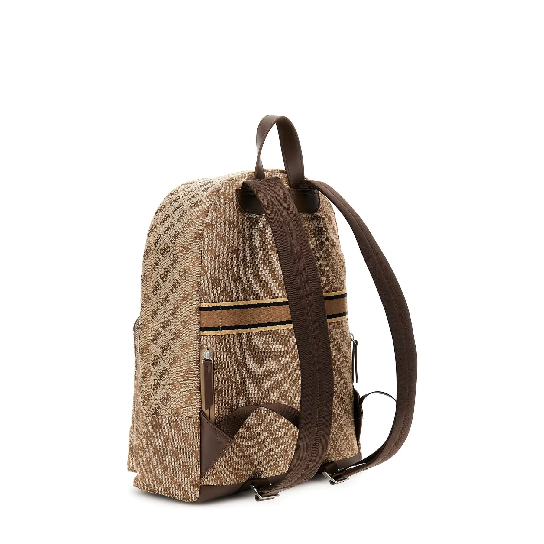 GUESS Tan and Brown Monogram Backpack NEW Guess Rylan Backpack Made For Macy main image 2