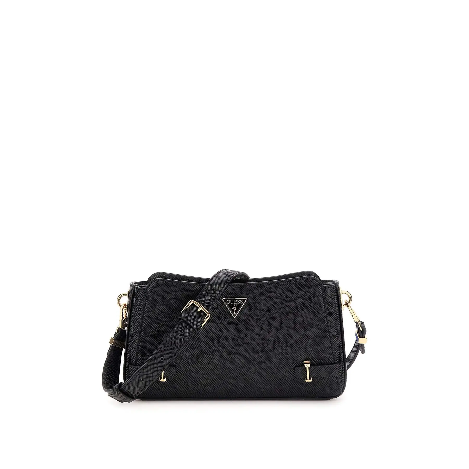 Guess Rosalba Top Zip Crossbody Bag Black-image