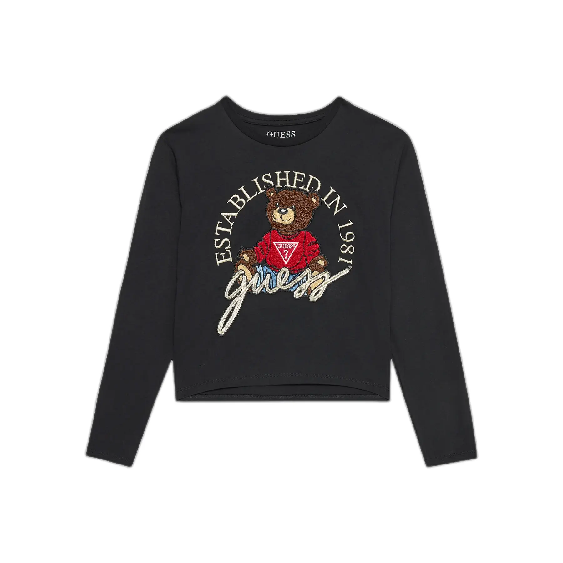 7625408542605 - Mädchen-T-Shirt mit langen Ärmeln und Rundhalsausschnitt Midi