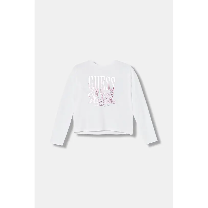7620837686715 - Langarm-T-Shirt mit Rundhalsausschnitt für Mädchen Guess